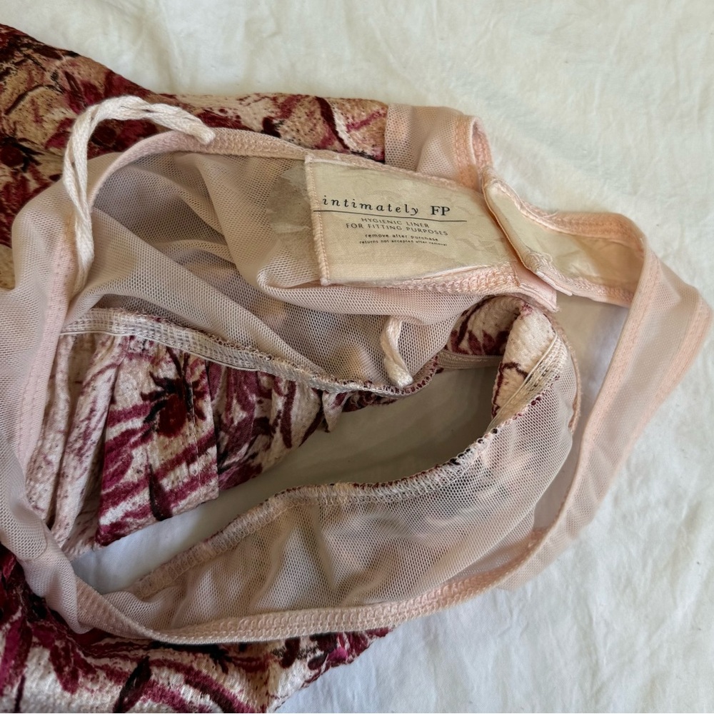 NWT Free People Halter Floral Bodysuit XL - Picture 8 of 8